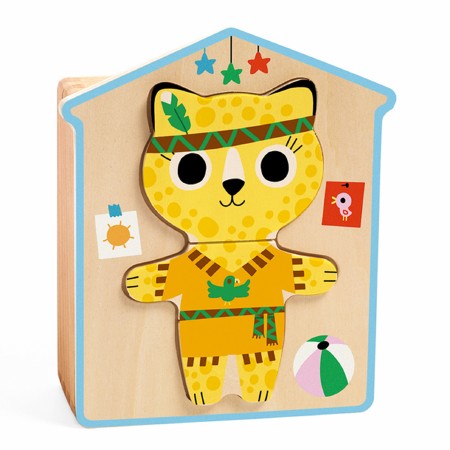 Wooden Puzzle- Dress up Mix