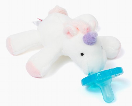 WubbaNub White Unicorn Pacifier