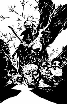 Red Roots #1 Mignola B&W Var
