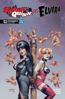 Harley Quinn x Elvira #2 Cvr C Linsner