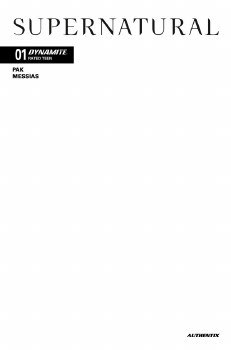 Supernatural #1 Cvr G Blank