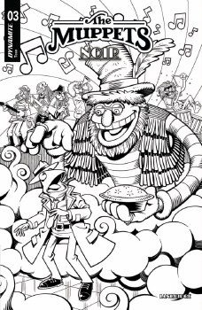 Muppets Noir #3 Langridge B&W Var