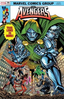 Avengers #36 Cory Smith Doom Homage Var