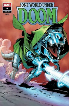 One World Under Doom #8 Larrocca Doomasaur Var
