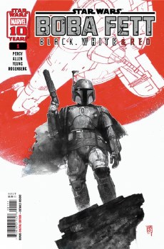 Star Wars Boba Fett Black White & Red #1
