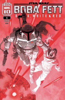 Star Wars Boba Fett Black White & Red #1 Casanovas Var