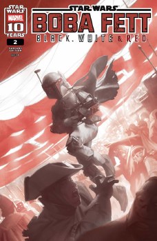 Star Wars Boba Fett Black White & Red #2 Mercado Var