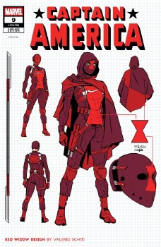 Captain America #9 Schiti Design Var