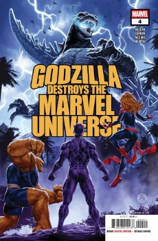 Godzilla Destroys the Marvel Universe #4