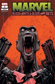 Marvel Black White Blood & Guts #3 Pollina Var