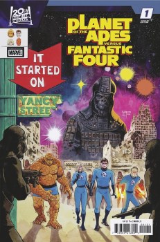 Planet of the Apes Vs Fantastic Four #1 Peralta Homage Var