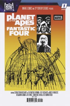 Planet of the Apes Vs Fantastic Four #1 Noto Movie Homage Var