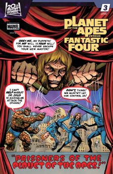 Planet of the Apes vs Fantastic Four #3 Marcus To Var