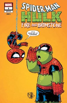 Spider-Man Hulk Fire and Brimstone #1 Skottie Young Var