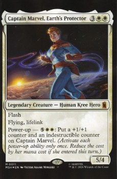 Captain Marvel Dark Past #3 Minguez Mtg Var