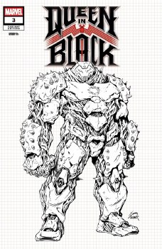 Queen In Black #3 Stegman Design Var
