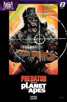 Predator vs Planet of the Apes #2 Campana Movie Homage Var