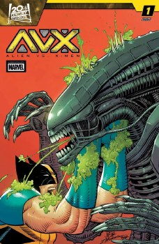 Alien vs X-Men #1 Romita Foil Var