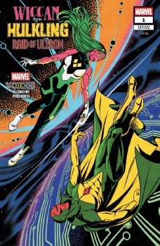 Wiccan and Hulkling Raid of Ultron #1 Cola Var