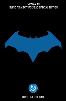 Batman #1 Cvr N Blind As A Bat Blind Bag Foil Var