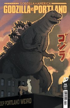 Godzilla vs Portland One Shot Cvr B Yarsky