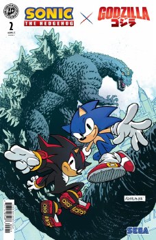 Sonic the Hedgehog x Godzilla #2 Cvr B Catalan