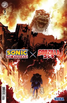 Sonic the Hedgehog x Godzilla #3 Cvr B Cizmesija