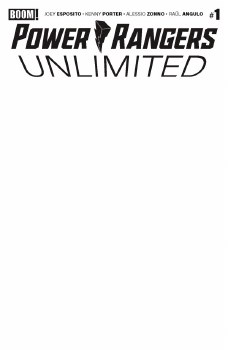 Power Rangers Unlimited #1 Cvr D Blank