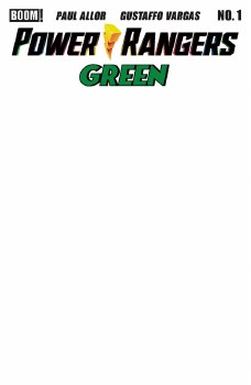 Power Rangers Green #1 Cvr D Blank