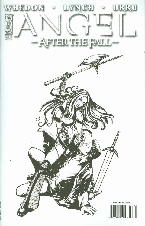 Angel After the Fall #3 10 Copy Urru Sketch Incv (Net)