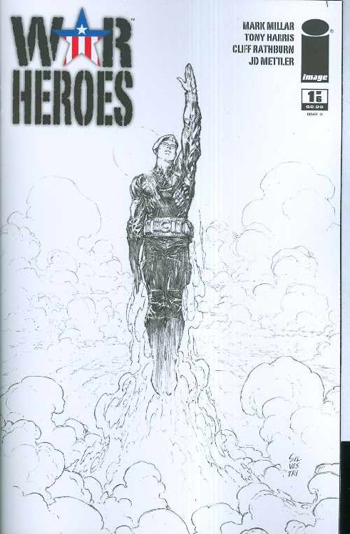 War Heroes #1 (of 6) B&W Silvestri Cvr Incv (Net)