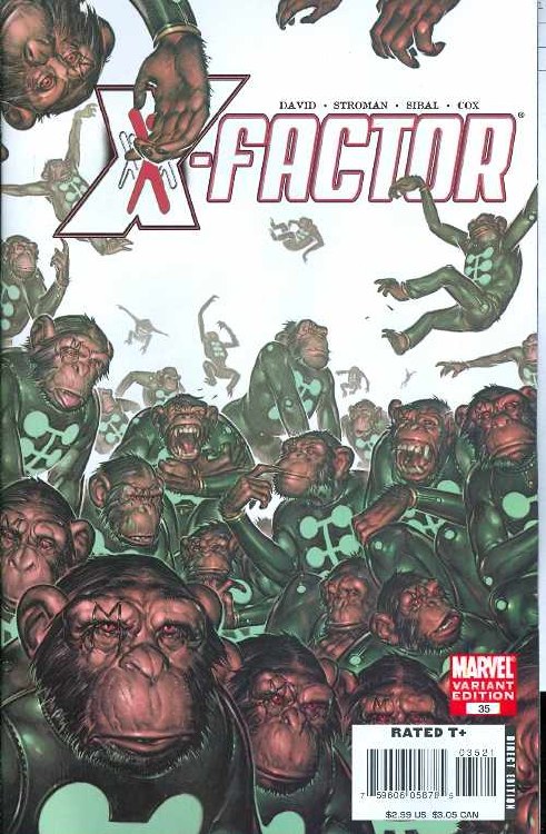 X-Factor #35 Monkey Var