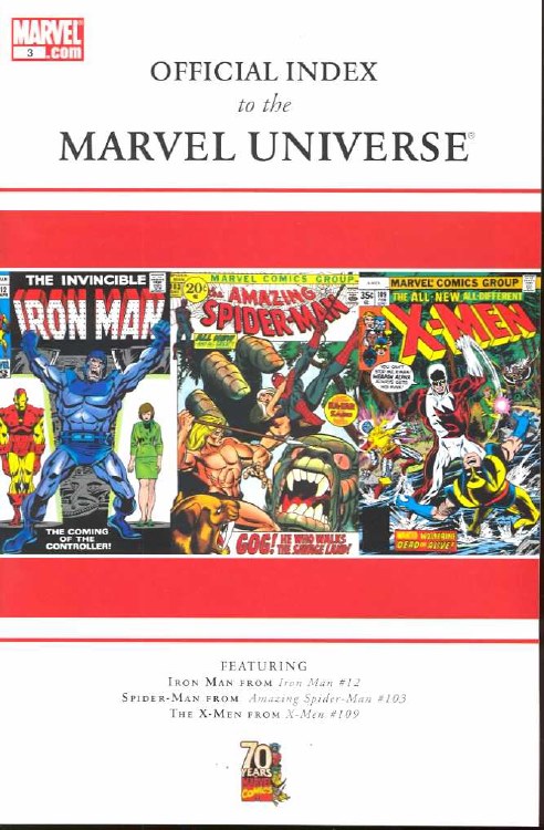 Official Index To Marvel Universe #3