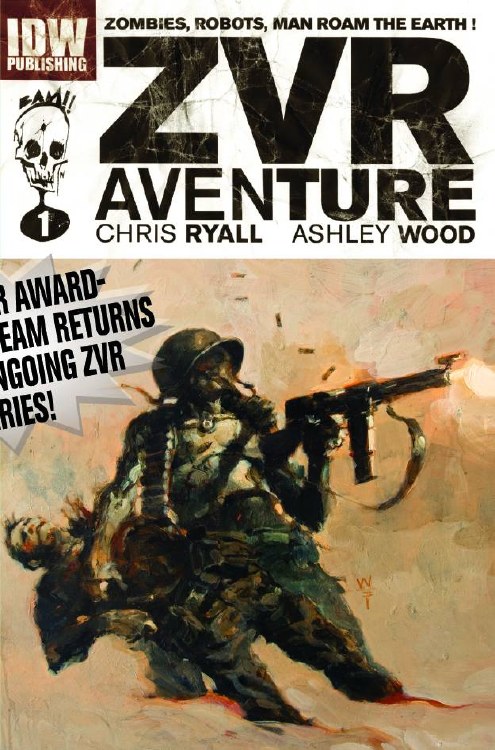 Zombies Vs Robots Aventure #1 10 Copy Wood Incv Cvr