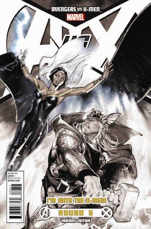 Avengers Vs X-Men #6 (of 12) X-Men Team Var