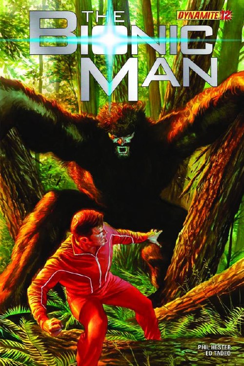 Kevin Smith Bionic Man #12 Ross cover and main cover