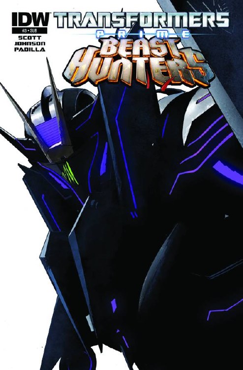 Transformers Prime Beast Hunters #3 Subscription Cvr