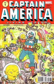 Captain America Living Legend #1 (of 4) Vintage Var