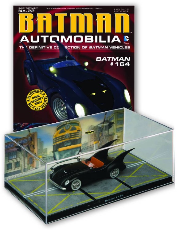 Batman Automobilia #22 Batman #164 Diecast Batmobile w/ Magazine