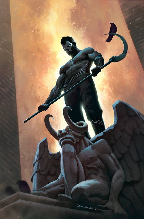 Shadowman End Times #1V (of 3)Pullbox Dekal