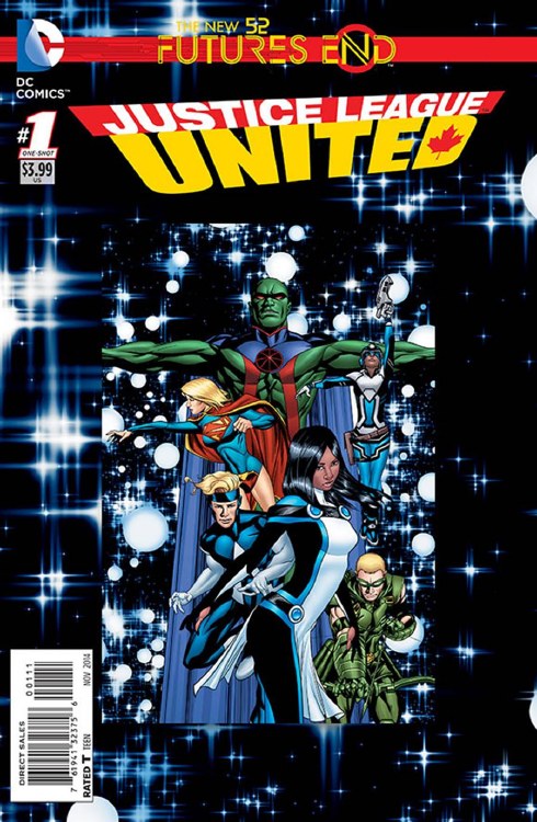Justice League United Futures End #1 3D Motion Cover