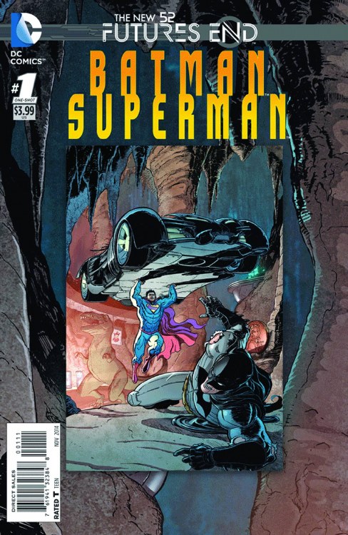 Batman Superman Futures End #1 3D Motion Cover