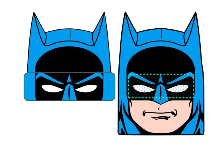 Batman Flip Knit Beanie (C: 1-