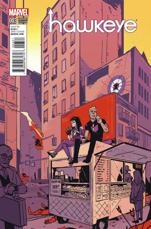 All New Hawkeye #3 Ferry Nyc Var