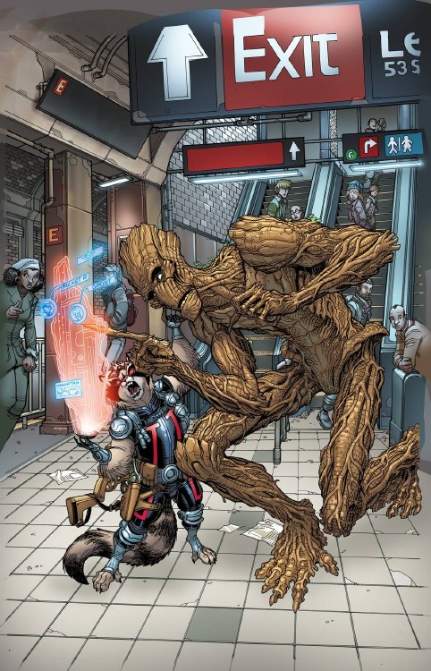 Guardians of Galaxy #27 Bradshaw Nyc Var