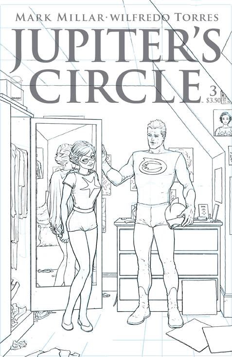 Jupiters Circle #3 Cvr C Quitely Black & White (Mr)