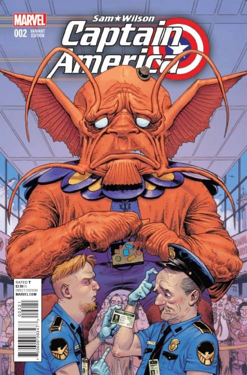 Captain America Sam Wilson #2 Kirby Monster Var
