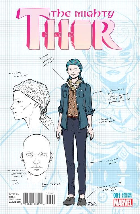 Mighty Thor #1 Dauterman Design Var
