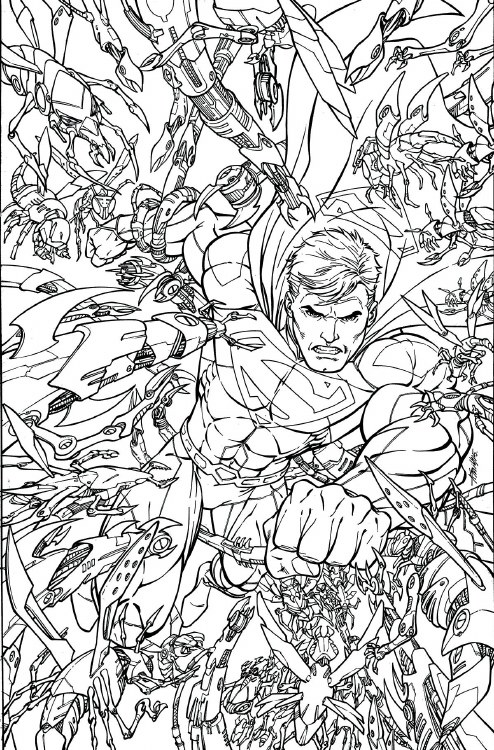 Superman #48 Adult Coloring Book Variant Edition