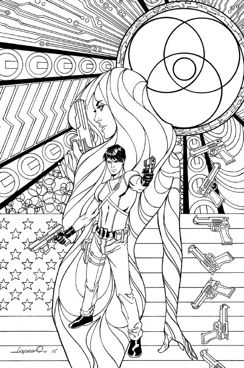 Grayson #16 Adult Coloring Book Variant Editon